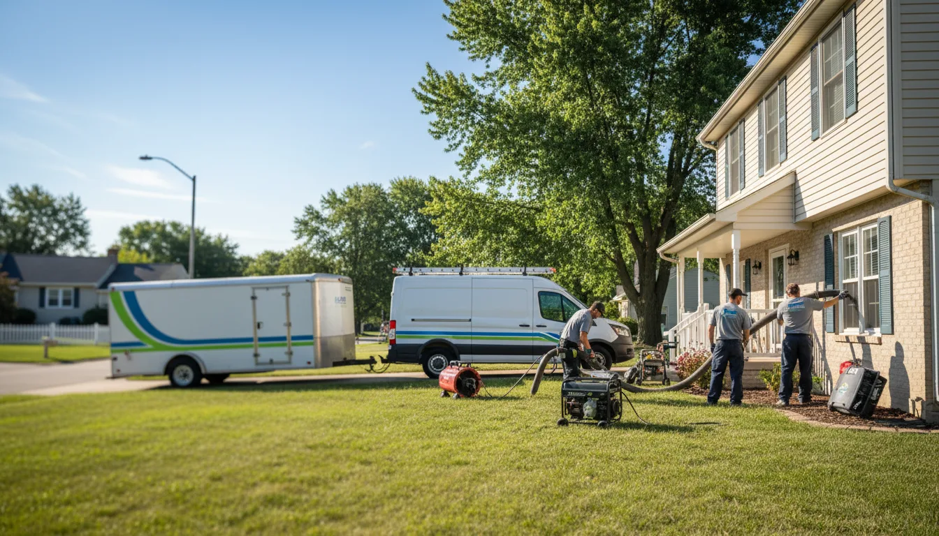 Flooded Basement Restoration And Cleanup With Repair in Mankato, MN near me